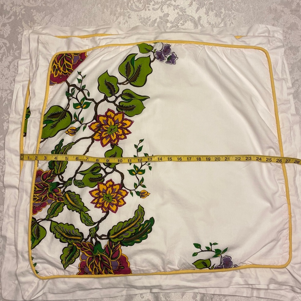 Euro shams set of 3 with embroidered lumbar cover